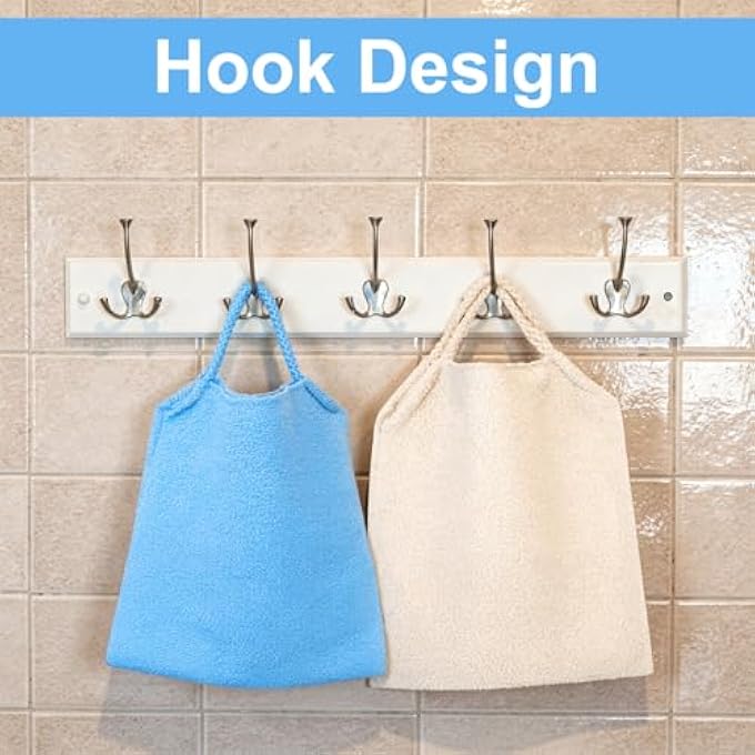COMNICO 2pcs Exfoliating Back Scrubber, Nylon Shower Bath Exfoliator Extended Length Body Scrub Towel Stretchable Pull Korean Washcloth Strap with Handles - Image 5